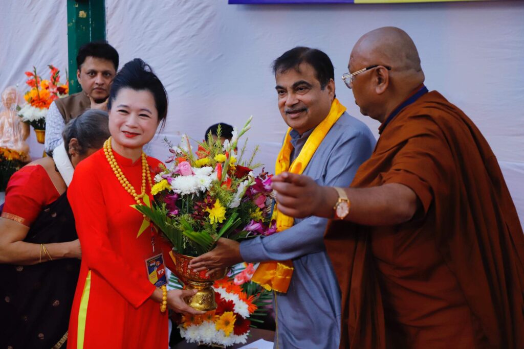 Nitin Gadkari in Bodhgaya Bihar 4